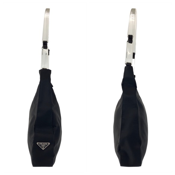 Prada Prada Tessuto Nylon Shoulder Bag Black Canvas Crossbody Bag - Picture 5 of 10